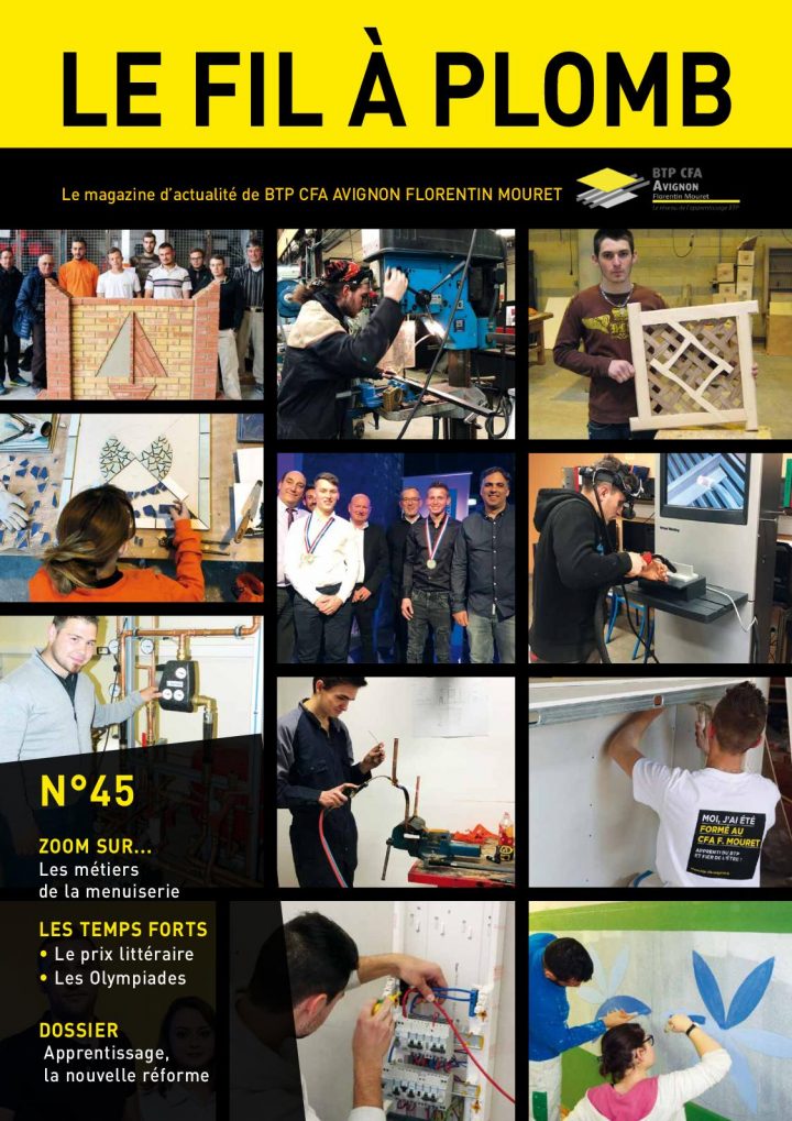 Calaméo – Magazine Filaplomb N°45 dedans Cfa Chambre Des Métiers Avignon Calaméo – Magazine Filaplomb N°45 dedans Cfa Chambre Des Métiers Avignon