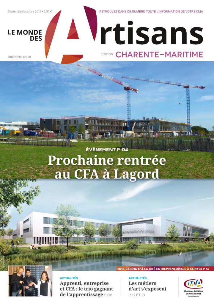 Calaméo – Magazine Lma N°120 – Pages Cma 17 à Chambre Des Metiers Saintes