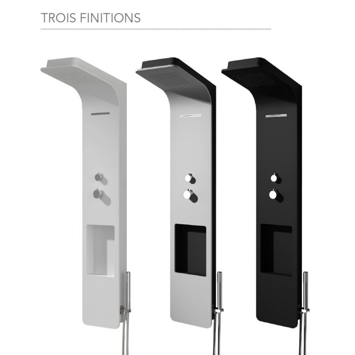 Camelia dedans Colonne De Douche Blanche