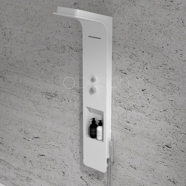 Camelia pour Colonne De Douche Blanche