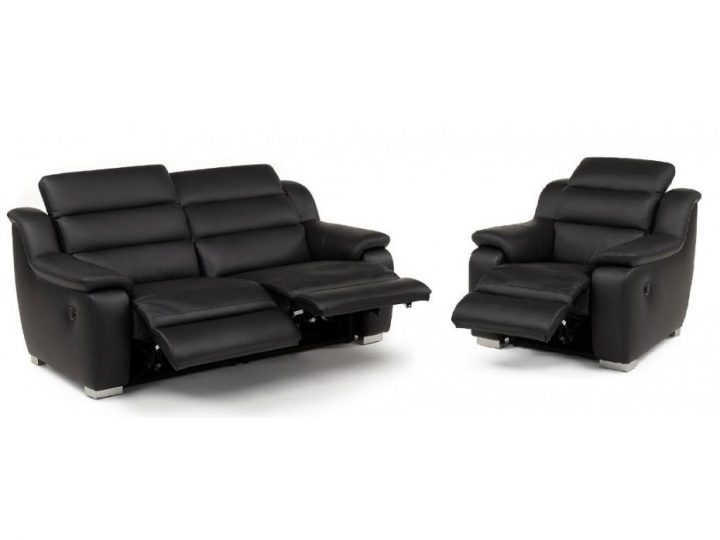 Canapé 3+1 Places Relax Électrique Cuir Noir- Arena Ii pour Canapé Cuir Relax Électrique 3 Places Cuir Center Canapé 3+1 Places Relax Électrique Cuir Noir- Arena Ii pour Canapé Cuir Relax Électrique 3 Places Cuir Center