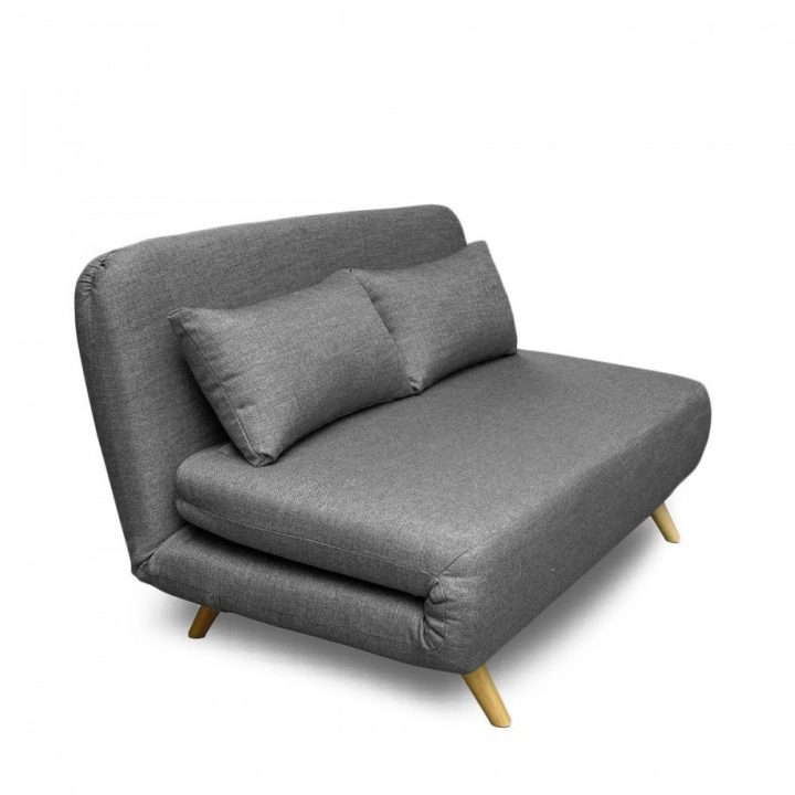 Canapé Convertible Modulable 2 Places Drawer – John (Avec avec Canapé 2 Places Convertible Scandinave Gris Silo