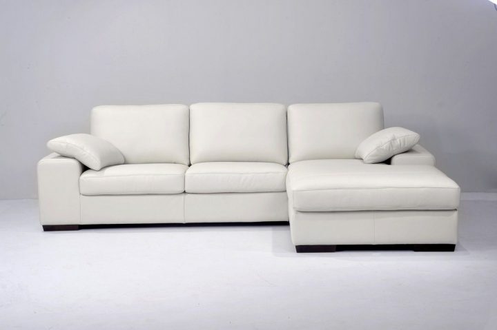 Canapé D'Angle Convertible Avec Chaise Longue En Cuir destiné Seanroyale Soldes