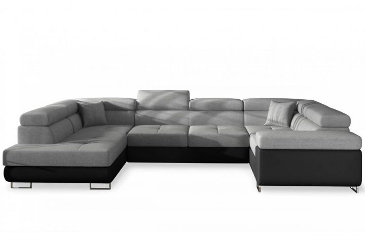 Canapé D'Angle Convertible Simili Noir Et Tissu Gris Fabio à Canapé D'Angle Convertible Tissu Sury Canapé D'Angle Convertible Simili Noir Et Tissu Gris Fabio à Canapé D'Angle Convertible Tissu Sury