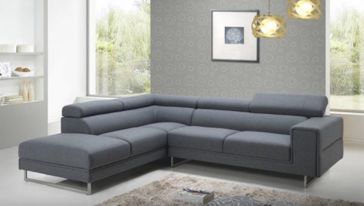 Canapé D'Angle Xxl En Tissu Gris Foncé Avec Coussins Inclus serapportantà Canapé D'Angle Suzie Canapé D'Angle Xxl En Tissu Gris Foncé Avec Coussins Inclus serapportantà Canapé D'Angle Suzie