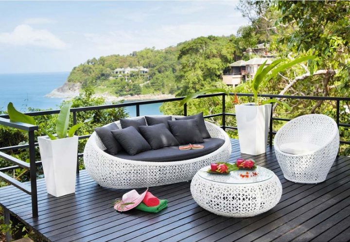 Canapé De Jardin 3 Places Durban En Résine Tressée Blanc avec Canapé De Jardin Pas Cher Canapé De Jardin 3 Places Durban En Résine Tressée Blanc avec Canapé De Jardin Pas Cher