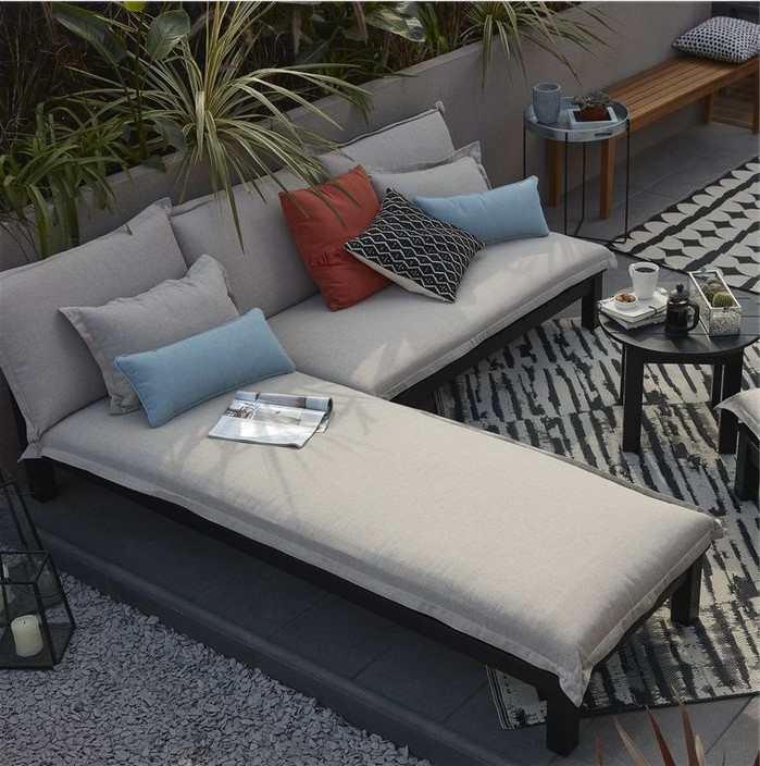 Canapé De Jardin En Bois Blooma Pontine Noir Pas Cher concernant Canapé De Jardin Pas Cher Canapé De Jardin En Bois Blooma Pontine Noir Pas Cher concernant Canapé De Jardin Pas Cher