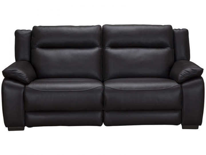 Canapé Droit Relax Électrique 3 Places Monday Pas Cher destiné Canapé Profondeur 80 Canapé Droit Relax Électrique 3 Places Monday Pas Cher destiné Canapé Profondeur 80