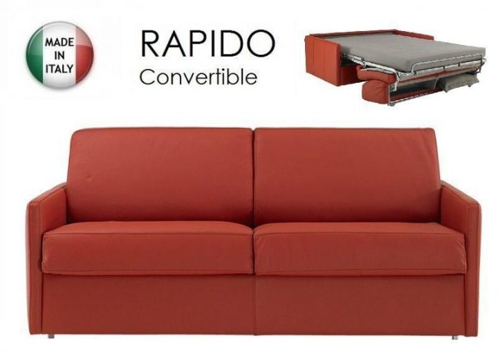 Canapé Lit 4 Places Sun Convertible Rapido 160Cm, Cuir Éco intérieur Destockage Canape Convertible Rapido Canapé Lit 4 Places Sun Convertible Rapido 160Cm, Cuir Éco intérieur Destockage Canape Convertible Rapido