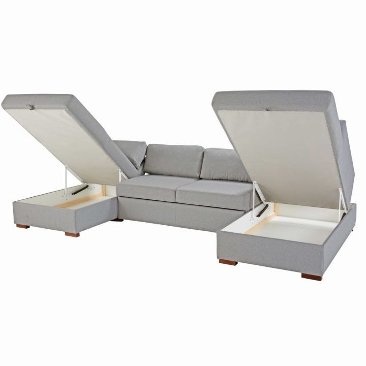 Canapé-Lit Panoramique 7 Places Gris Clair Times Square intérieur Canapé Panoramique 10 Places Canapé-Lit Panoramique 7 Places Gris Clair Times Square intérieur Canapé Panoramique 10 Places