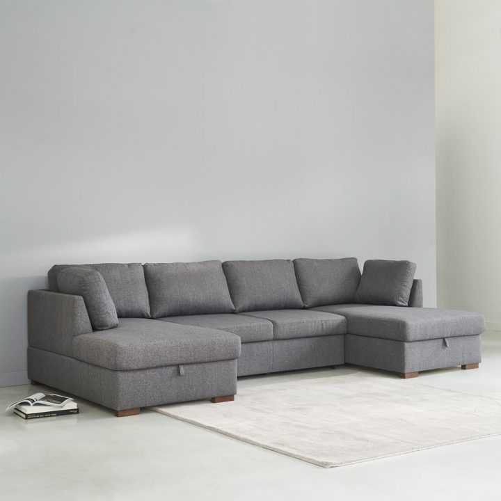 Canapé-Lit Panoramique 7 Places Gris | Maisons Du Monde encequiconcerne Canapé Panoramique 10 Places
