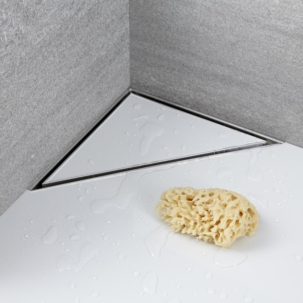 Caniveau De Douche À Carreler D'angle 25Cm intérieur Caniveau Pour Douche Italienne