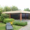 Carport Abri Voiture Toit Plat 6,00 M X 6,00 M à Abris De Jardin Toit Plat