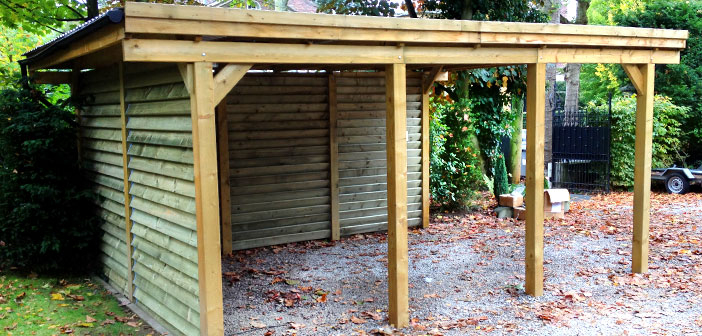 Carport : Un Abri Économique Pour Abriter Votre Voiture serapportantà Construire Un Abri Moto Pas Cher