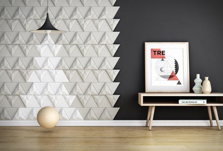 Carrelage 3D Modulable Pour Donner Du Relief Aux Murs tout Revetement Mural 3D Castorama