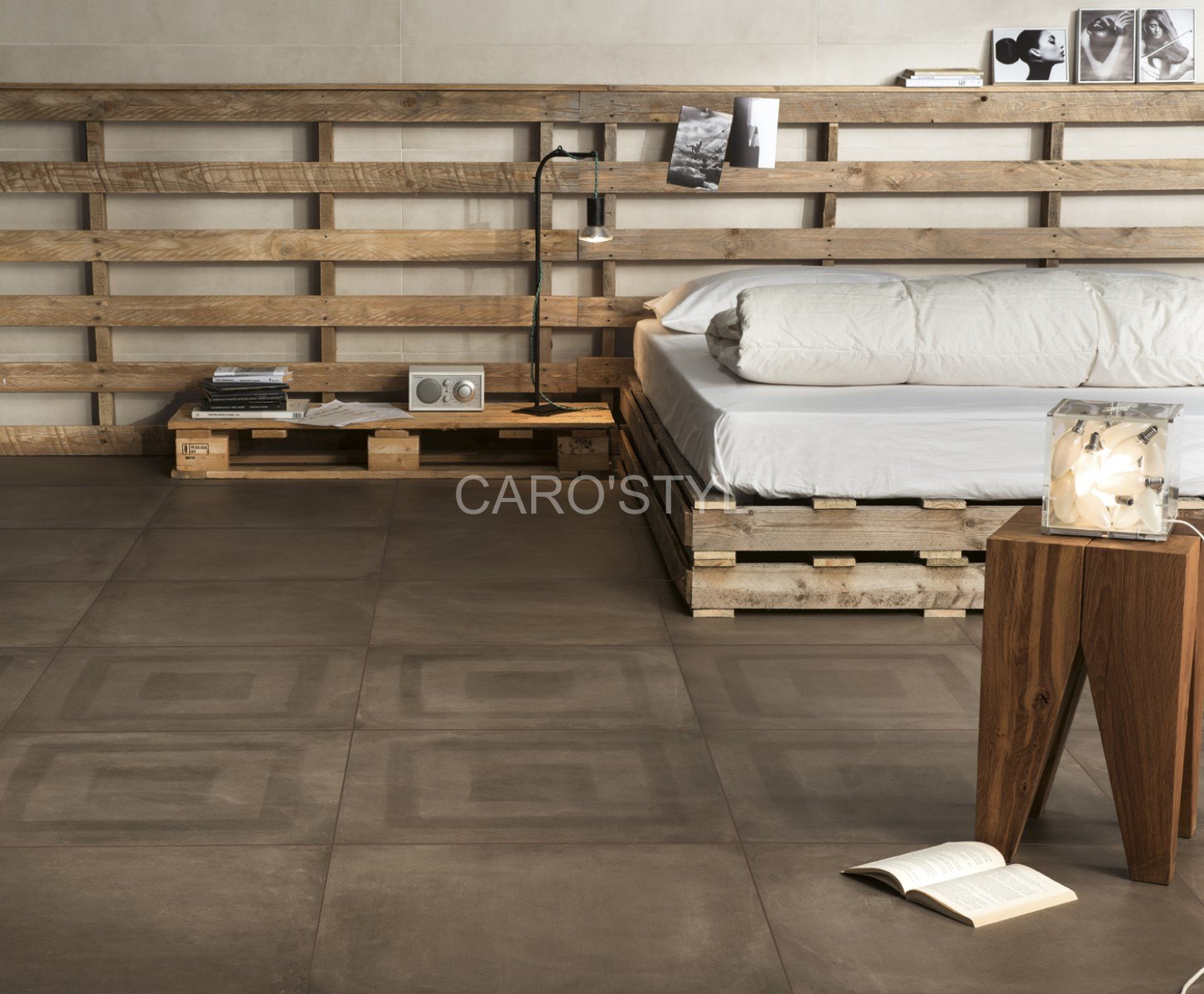 Carrelage Caesar One Effet Terre Cuite-Ciment En Grès destiné Carrelage Direct Italie