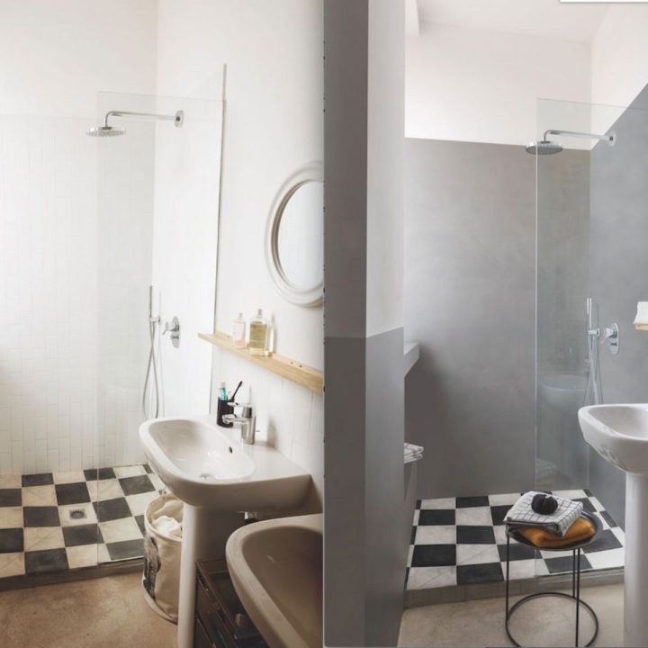 Carrelage Mural : Comment Le Recouvrir Avec Un Effet Béton pour Refaire Mur Salle De Bain Carrelage Mural : Comment Le Recouvrir Avec Un Effet Béton pour Refaire Mur Salle De Bain