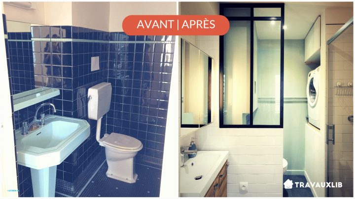Carrelage Repeint Photos | Venus Et Judes intérieur Peindre Carrelage Salle De Bain Avant Apres