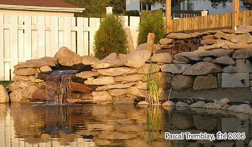 Cascade D'Eau De Bassin Extérieur – Construire Une Cascade encequiconcerne Construire Un Bassin De Jardin