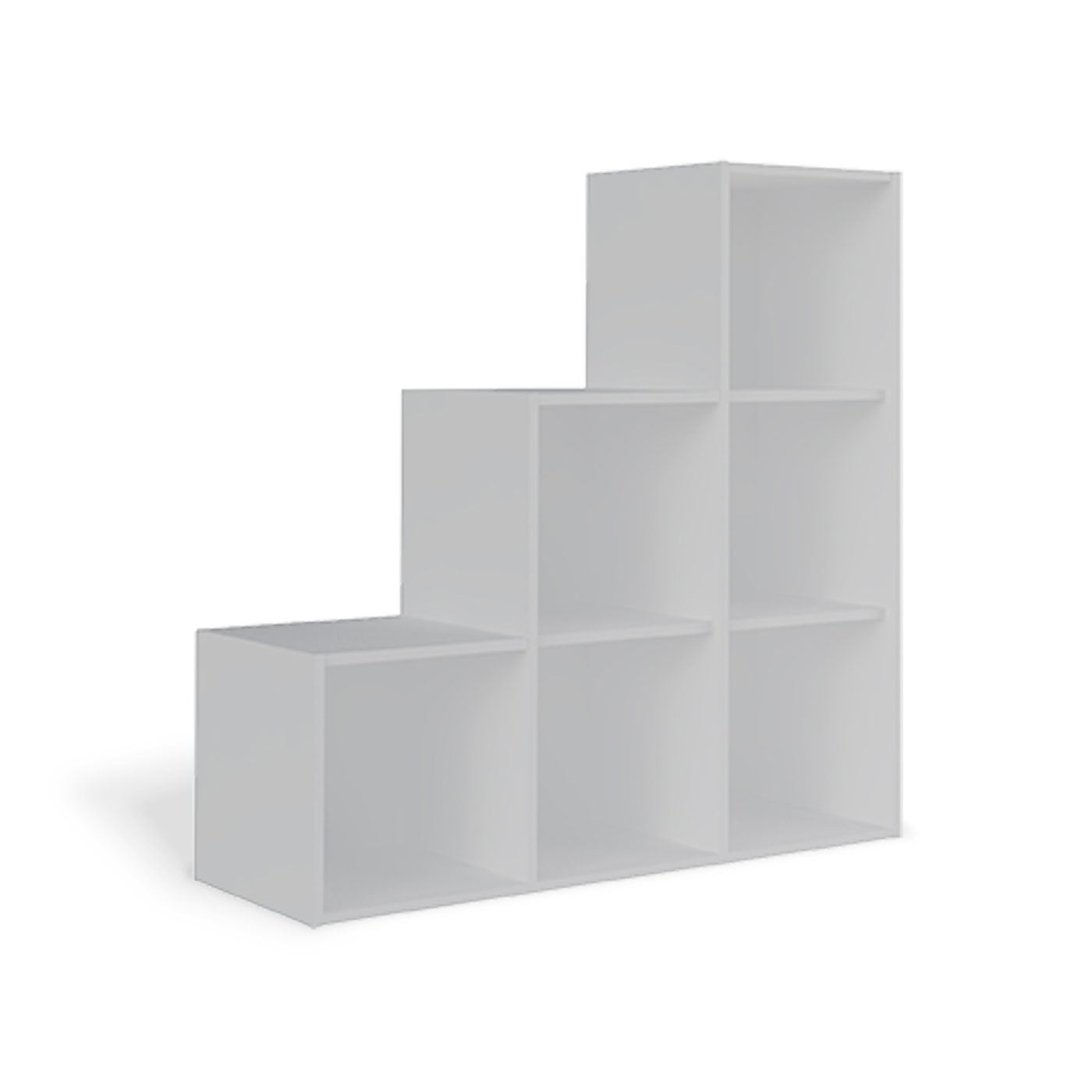 Casier De Rangement Escalier Six Cases - Blanc | Idkid's serapportantà Meuble Multicase