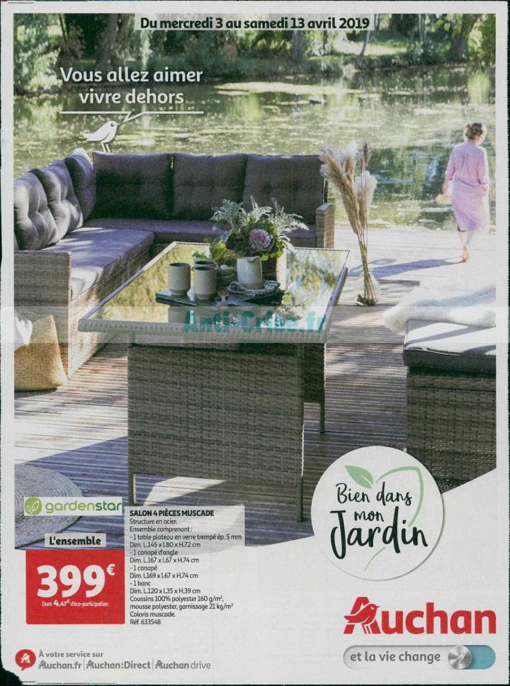 Catalogue Auchan Du 03 Au 13 Avril 2019 (Jardin concernant Salon De Jardin Auchan