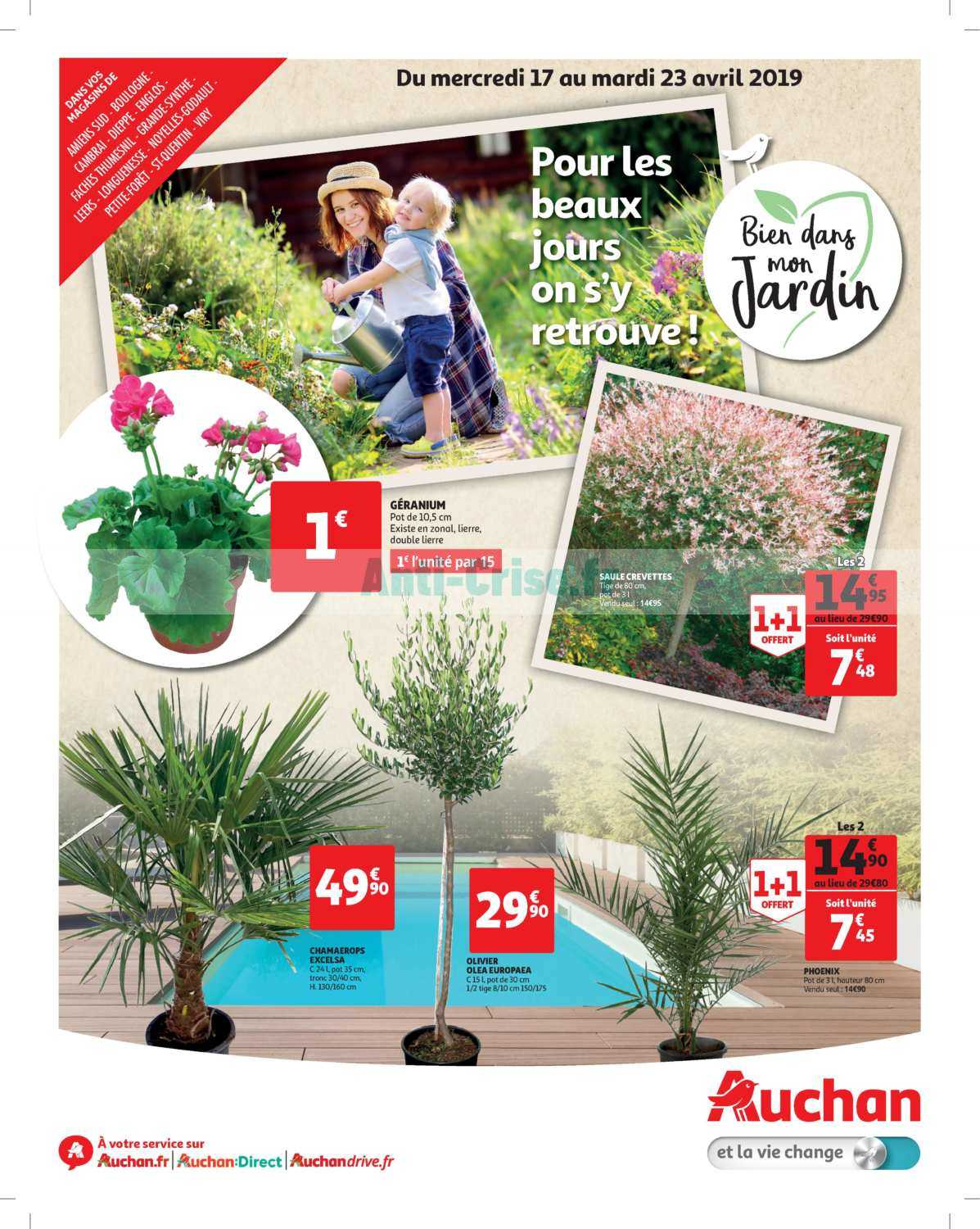 Catalogue Auchan Du 17 Au 23 Avril 2019 (Jardin dedans Salon De Jardin Auchan