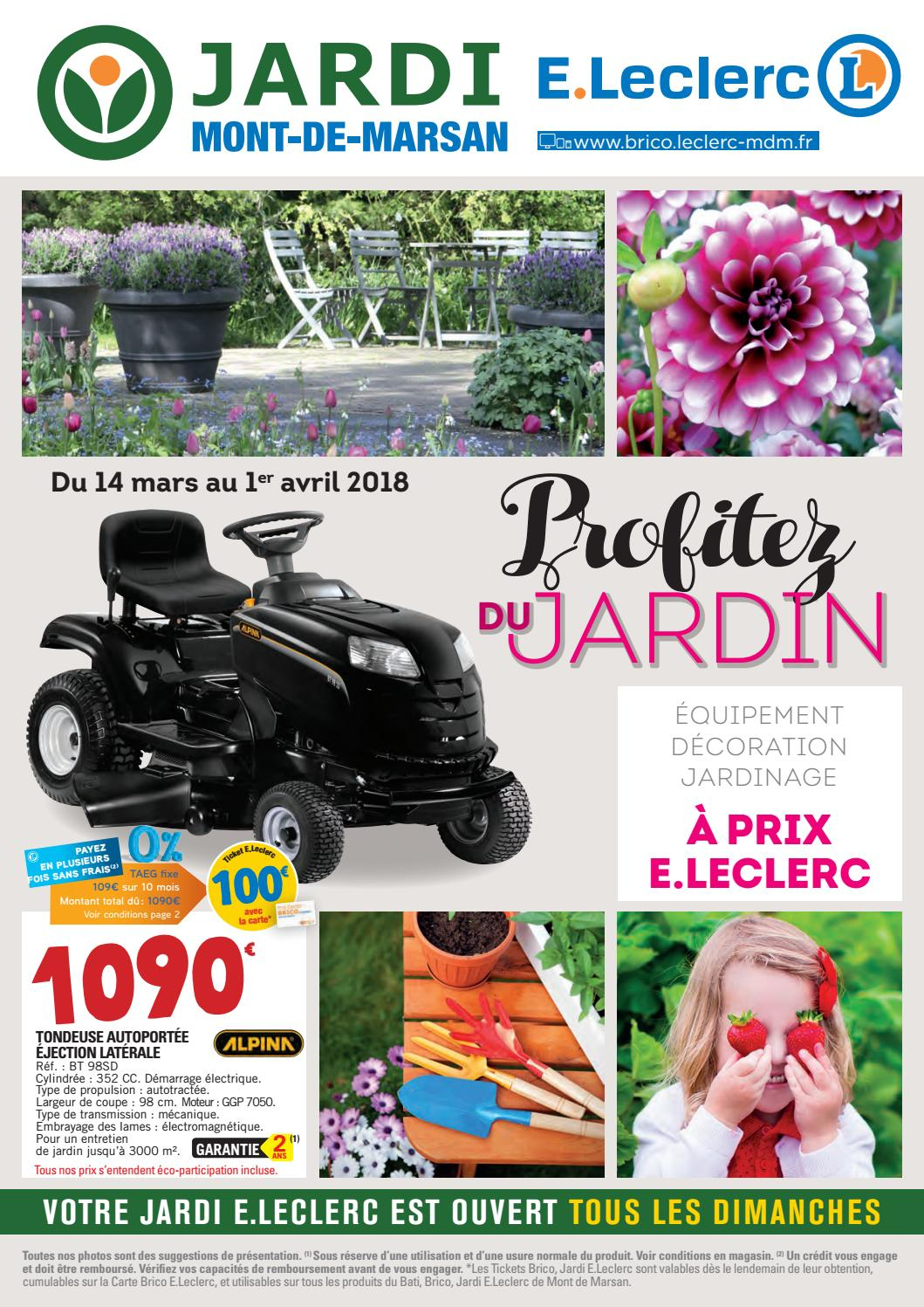 Catalogue Jardin - Jardi E.leclercchou Magazine - Issuu intérieur Salon De Jardin Pas Cher Leclerc