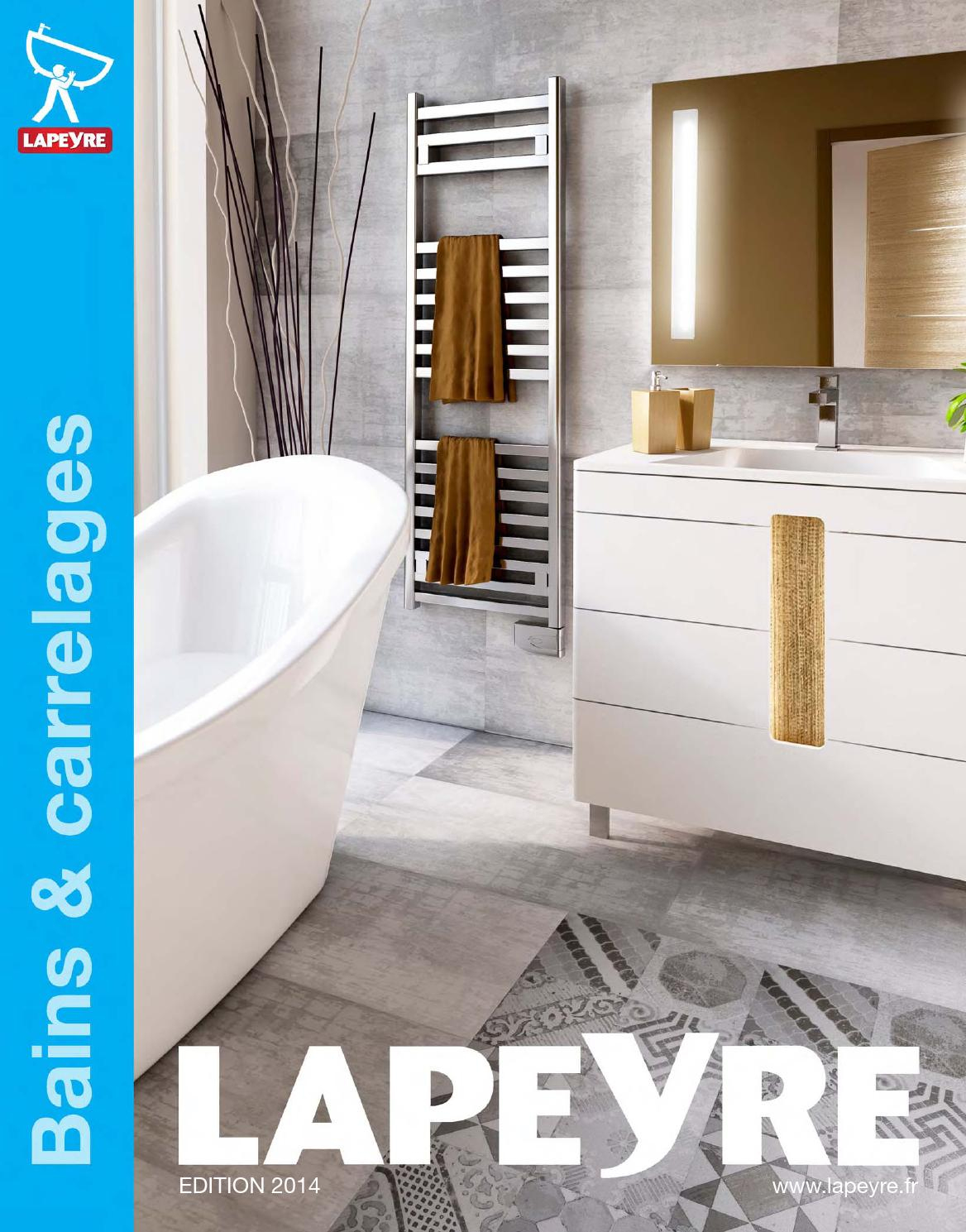 Catalogue Lapeyre - Bains &amp; Carrelages 2014 By Joe Monroe tout Porte De Douche Lapeyre