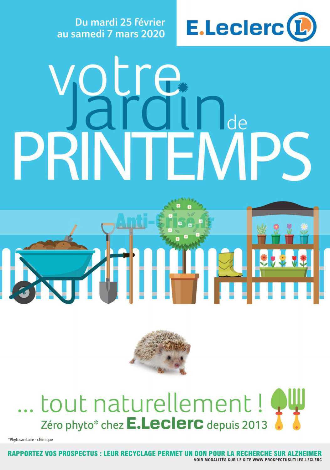 Catalogue Leclerc Du 25 Février Au 07 Mars 2020 (Bretagne destiné Leclerc Jardin Catalogue