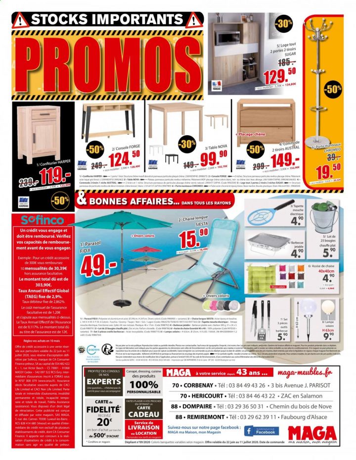 Catalogue Maga Meubles 22.06.2020 – 11.07.2020 | Vos Promos avec Maga Meuble Hericourt Catalogue Maga Meubles 22.06.2020 – 11.07.2020 | Vos Promos avec Maga Meuble Hericourt