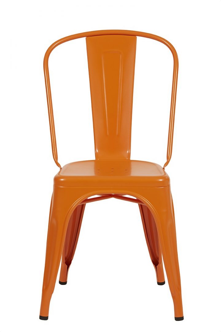 Chaise A De Tolix Acier Laqué, Potiron pour Potiron Meubles