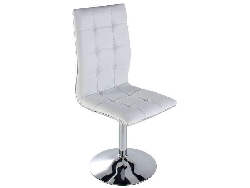 Chaise Bale Coloris Blanc - Vente De Chaise - Conforama concernant Chaise Conforama