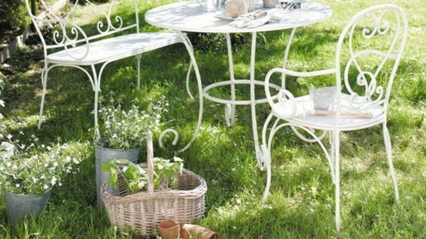 Chaise De Jardin Fer Forge Blanc pour Décoration Jardin Fer Forgé Chaise De Jardin Fer Forge Blanc pour Décoration Jardin Fer Forgé