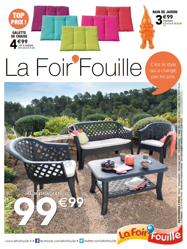 Chaise De Jardin La Foir'Fouille pour Coiffeuse Meuble La Foir&#039;Fouille