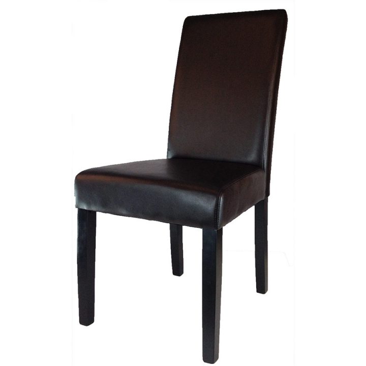 Chaise De Salle À Manger Marron Emy (Lot De 6) encequiconcerne Chaise Salle A Manger Pas Cher Lot De 6