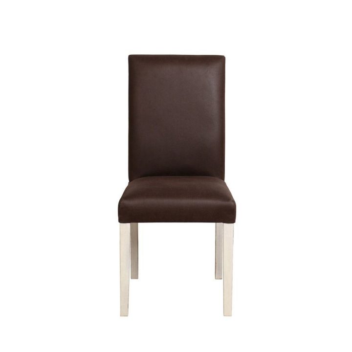 Chaise En Tissu Et Hévéa Romane – Marron – Interior'S à Chaise Romane But