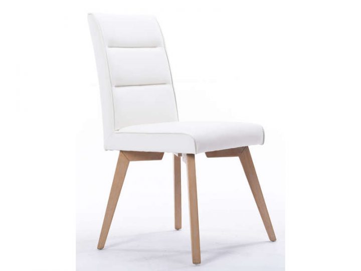 Chaise Ines Coloris Blanc – Vente De Chaise – Conforama dedans Chaise Conforama