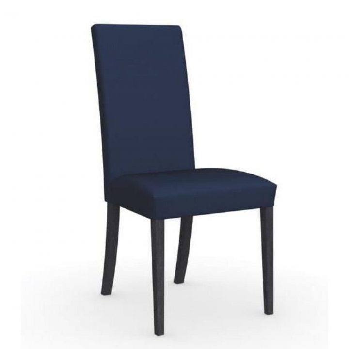 Chaise Italienne Latina Graphite Et Tissu Bleu De Calligaris encequiconcerne Chaise Salle À Manger Design Italien