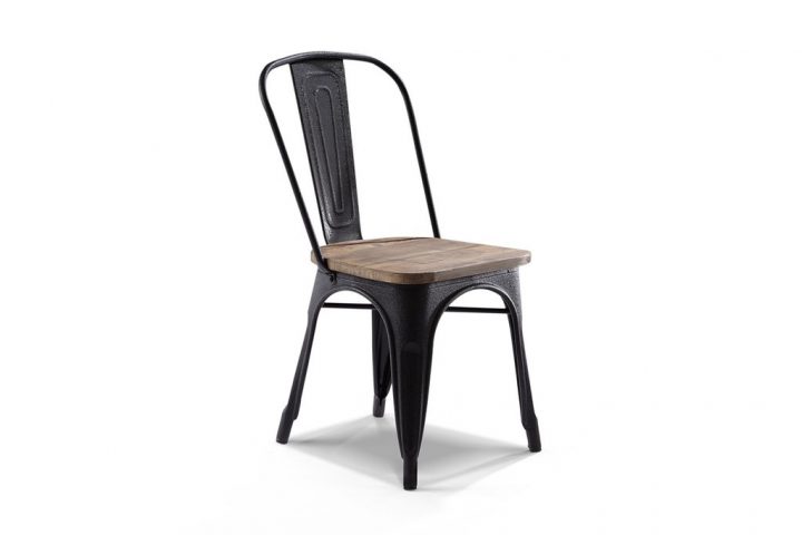 Chaise Metal Et Bois concernant Chaise Industriel