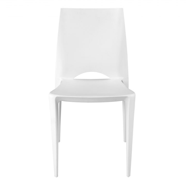 Chaise Moulée Blanche Blanc – Kiwi Chaise – Chaises pour Chaises Alinéa