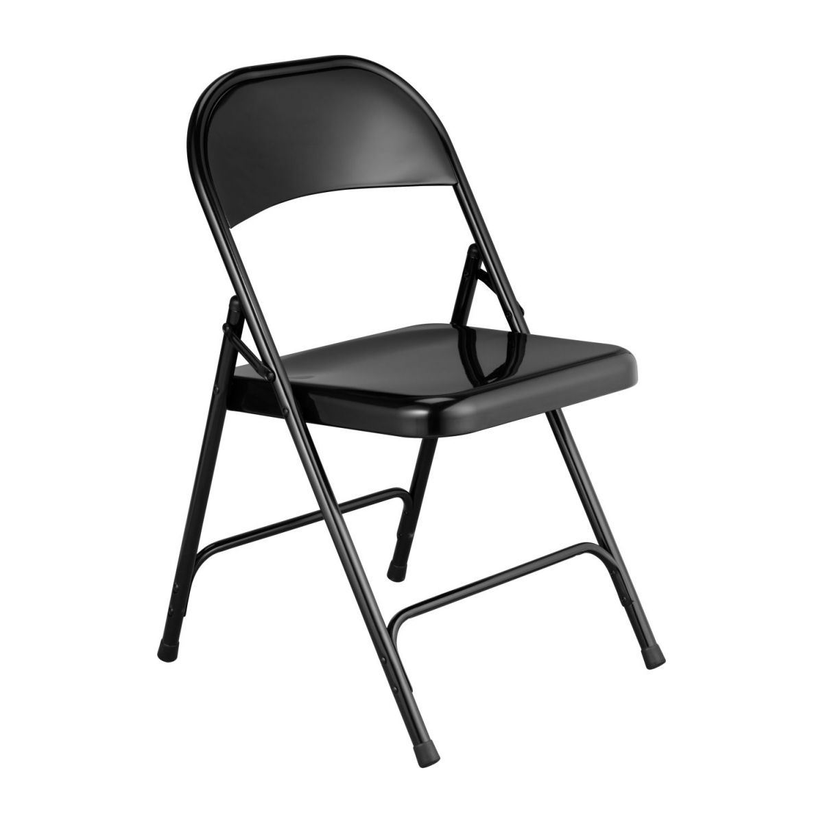 Chaise Pliante Noire En Acier Laqué tout Chaise Pliante Salle À Manger