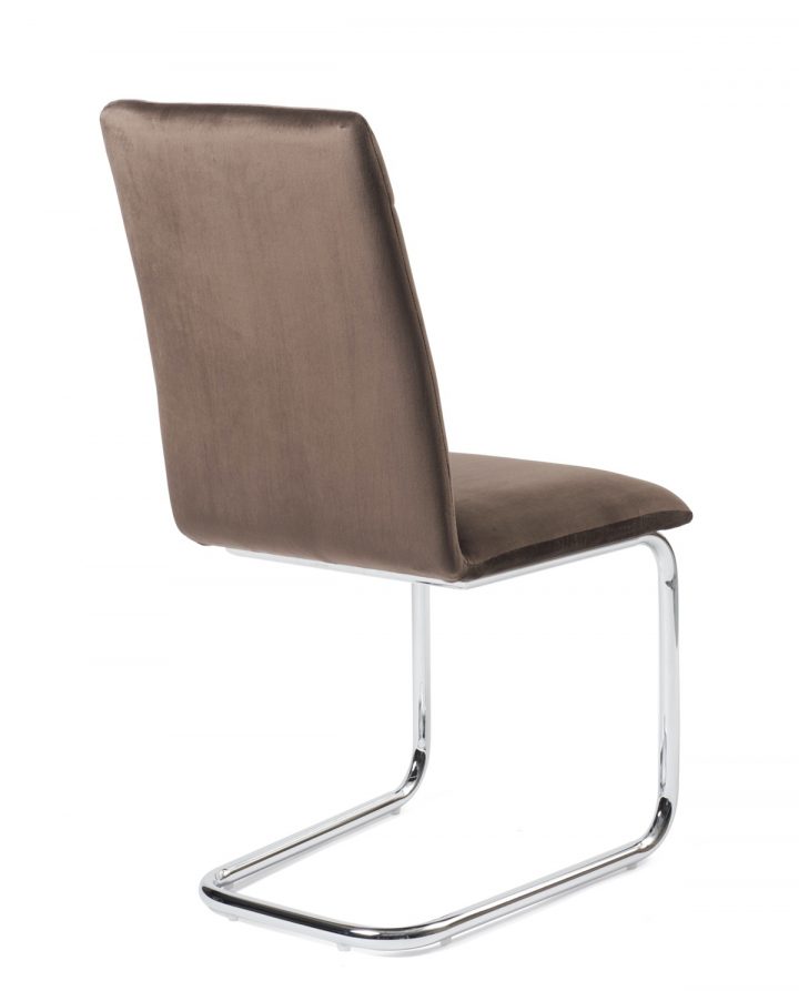 Chaise Salle À Manger Velours Tana – Lot De 4 pour Chaise Salle A Manger Pas Cher Lot De 4