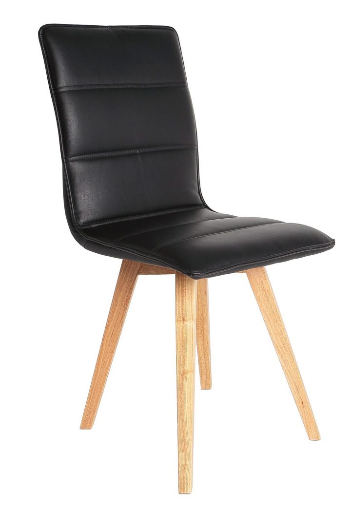 Chaise Scandinave Karla Noir – But #scandinave #noir #chaise destiné Chaises Salle À Manger But
