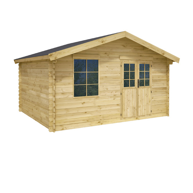 Chalet Bois 12M2 – Topiwall intérieur Abri De Jardin Bois 12M2