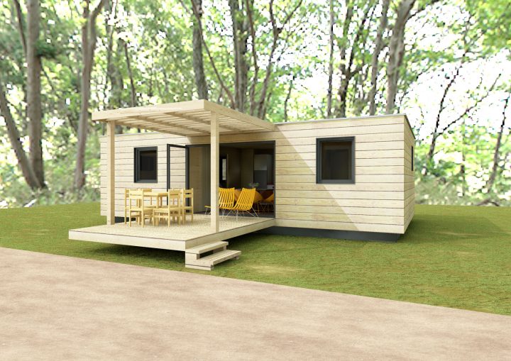 Chalet Bois En Kit 20M2 Habitable encequiconcerne Chalet En Bois 20M2