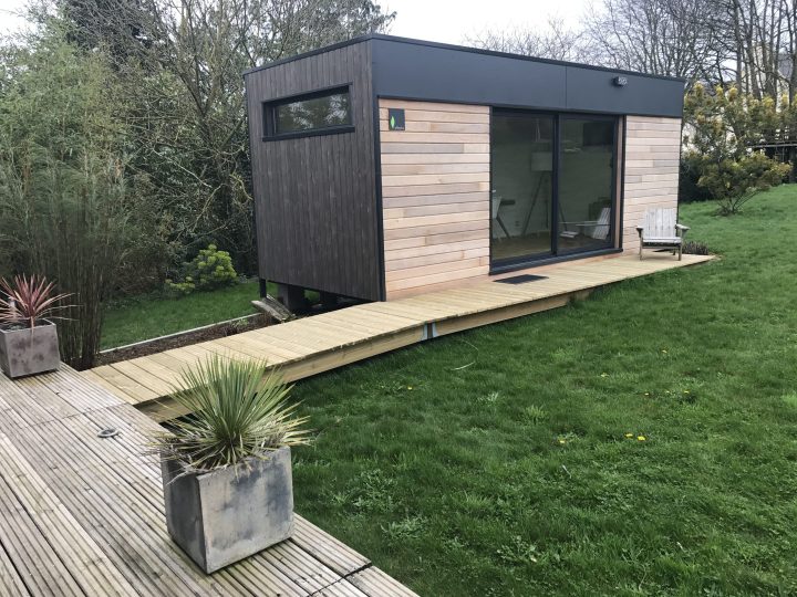 Chalet De Jardin Design – 20M2 – Plouenan | My Garden Loft intérieur Chalet En Bois 20M2