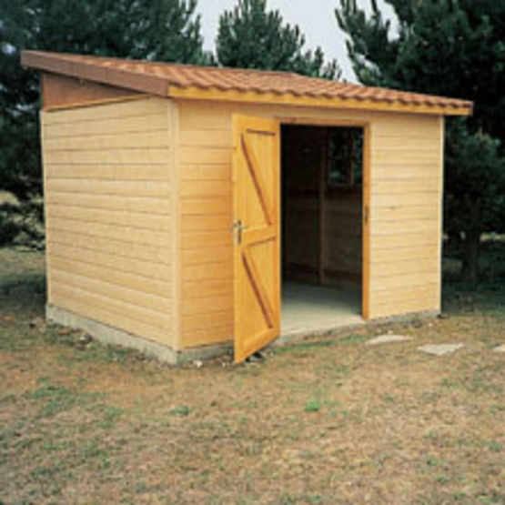 Chalet De Jardin Ossature Bois destiné Abri Jardin 3M2