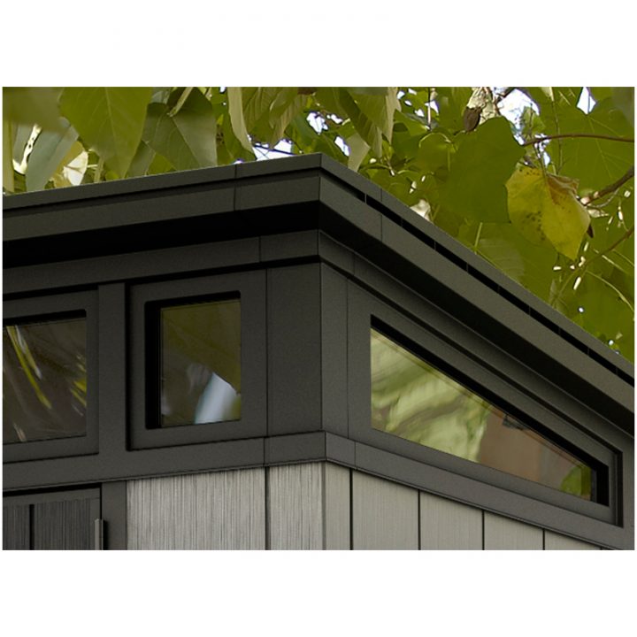 Chalet De Jardin Pvc Avec Skylight serapportantà Abri Jardin Monopente