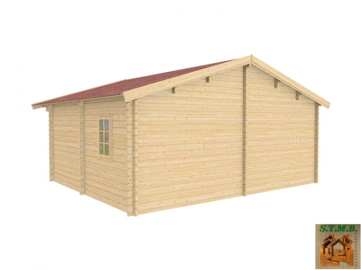 Chalet En Bois En Kit Modèle Genevier 30 M2 Direct Usine intérieur Abri De Jardin 30M2