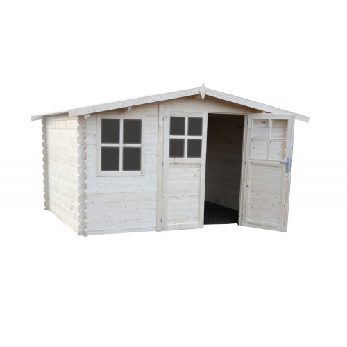 Chalet & Jardin Abri De Jardin En Bois 12M2 – 28 Mm "Azur" destiné Abri De Jardin 12M2